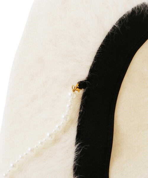 PROPORTION BODY DRESSING(プロポーションボディドレッシング)の「パールチェーン付きファーバケットハット / 1213284801(ハット・レディース・ホワイト/ベージュ/ブラック・フリ-)」の21枚目の写真