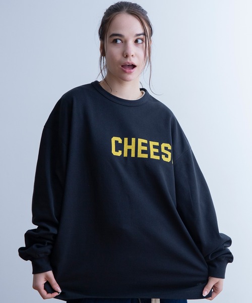 Universal Style Wear(ユニバーサルスタイルウェア)の「Universal Style Wear Pizza Tee(Tシャツ/カットソー・メンズ・ブラック/テラコッタ/オフホワイト/ライトベージュ・MEDIUM/LARGE/X-LARGE)」の3枚目の写真