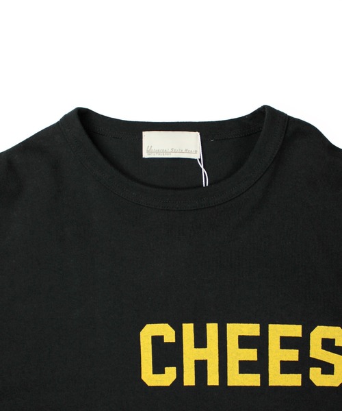 Universal Style Wear(ユニバーサルスタイルウェア)の「Universal Style Wear Pizza Tee(Tシャツ/カットソー・メンズ・ブラック/テラコッタ/オフホワイト/ライトベージュ・MEDIUM/LARGE/X-LARGE)」の12枚目の写真