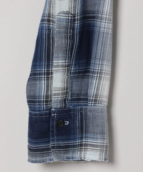 JEANASIS（ジーナシス）の「グランジチェックBIGシャツ/975249（シャツ/ブラウス・レディース・ブルー系その他/ブラック系その他/ピンク系その他・FREE）」の7枚目の写真