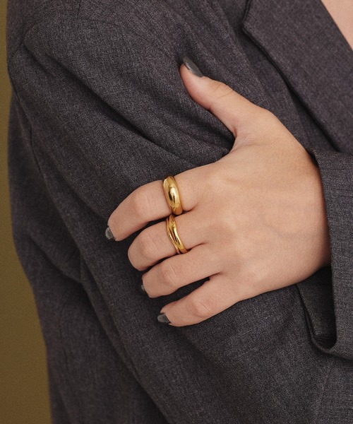 CENE（セネ）の「【CENE】セネ/カーブリング（リング・レディース・ゴールド/シルバー・#9/#13/#11/#15/#7）」の7枚目の写真