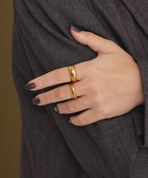 CENE（セネ）の「【CENE】セネ/ネジレリング（リング・レディース・ゴールド/シルバー・#11/#13/#9/#14）」の5枚目の写真