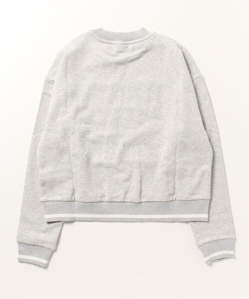 PUMA（プーマ）の「プーマ PUMA PUMA SQUAD クルースウェット FL_裏起毛（スウェット・レディース・ボルドー/ライトグレー・M/L/XL/S）」の3枚目の写真