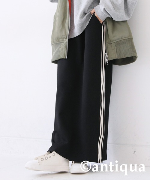 antiqua（アンティカ）の「サイドラインタイトスカート（スカート・レディース・ブラック/グレー・FREE）」の10枚目の写真