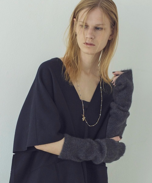 【セール】fox cashmere arm wamer(フォックスカシミヤアームウォーマー)（アームカバー）｜DRESSLAVE（ドレスレイブ）