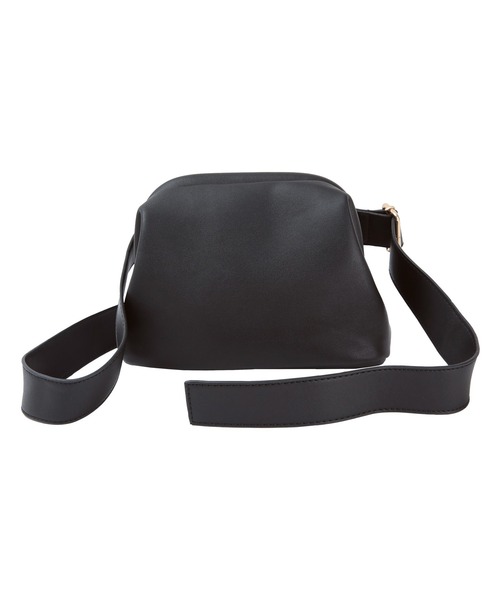 titivate（ティティベイト）の「がま口ショルダーバッグ（ショルダーバッグ・レディース・ブラック/ホワイト・FREE）」の4枚目の写真