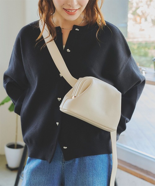 titivate（ティティベイト）の「がま口ショルダーバッグ（ショルダーバッグ・レディース・ブラック/ホワイト・FREE）」の6枚目の写真