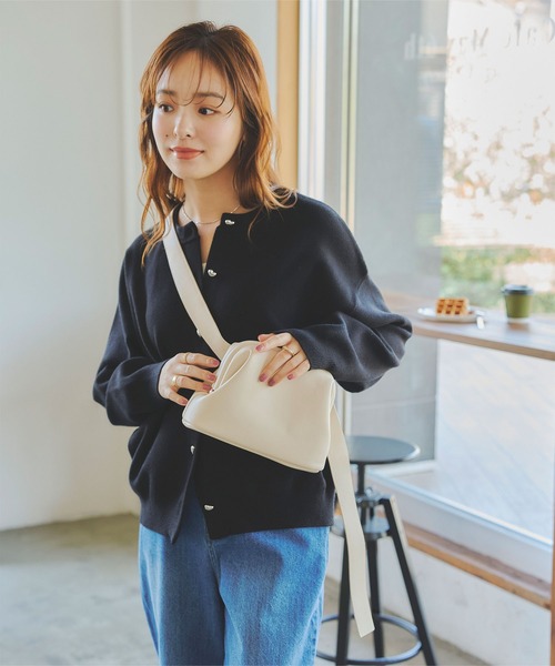 titivate（ティティベイト）の「がま口ショルダーバッグ（ショルダーバッグ・レディース・ブラック/ホワイト・FREE）」の7枚目の写真