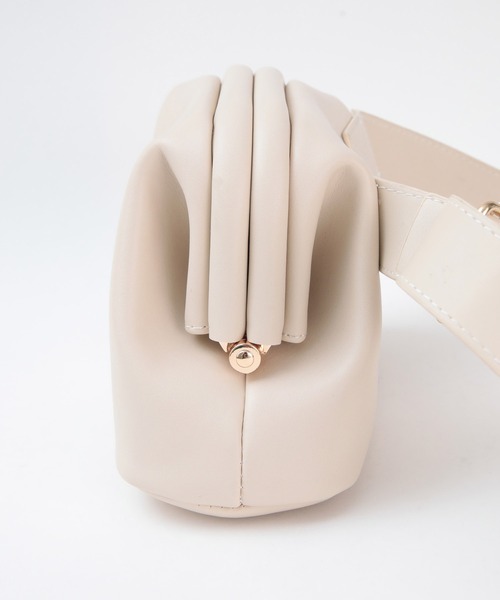 titivate（ティティベイト）の「がま口ショルダーバッグ（ショルダーバッグ・レディース・ブラック/ホワイト・FREE）」の13枚目の写真