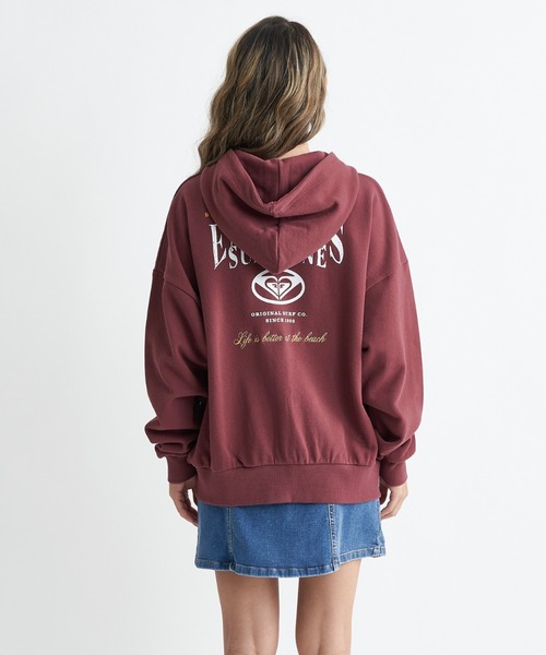 ROXY（ロキシー）の「【ZOZO別注アイテム】ENDLESS SUNSHINE ZIP/ロキシースウェットトレーナー（スウェット・レディース・ブラウン/ヘザーグレー/グレー・FREE）」の8枚目の写真