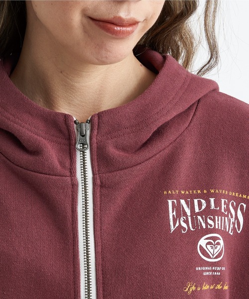 ROXY（ロキシー）の「【ZOZO別注アイテム】ENDLESS SUNSHINE ZIP/ロキシースウェットトレーナー（スウェット・レディース・ブラウン/ヘザーグレー/グレー・FREE）」の11枚目の写真