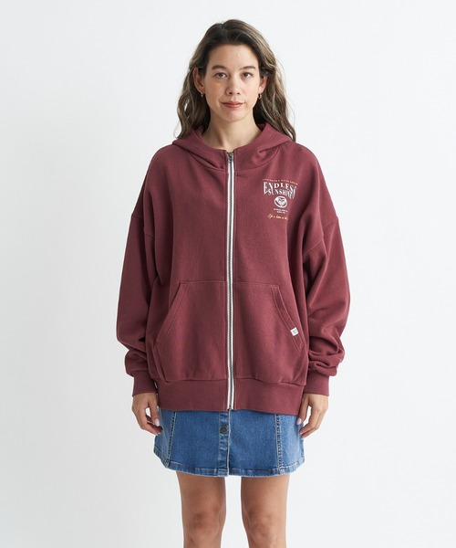 ROXY（ロキシー）の「【ZOZO別注アイテム】ENDLESS SUNSHINE ZIP/ロキシースウェットトレーナー（スウェット・レディース・ブラウン/ヘザーグレー/グレー・FREE）」の14枚目の写真