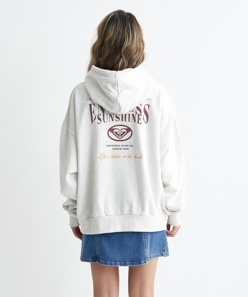 ROXY（ロキシー）の「【ZOZO別注アイテム】ENDLESS SUNSHINE ZIP/ロキシースウェットトレーナー（スウェット・レディース・ブラウン/ヘザーグレー/グレー・FREE）」の7枚目の写真