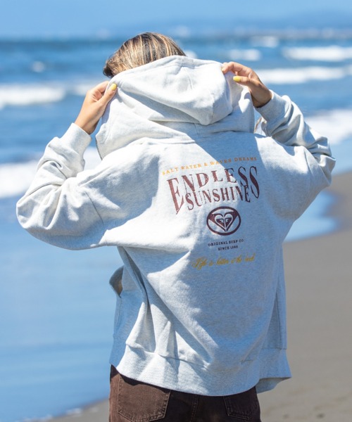 ROXY（ロキシー）の「【ZOZO別注アイテム】ENDLESS SUNSHINE ZIP/ロキシースウェットトレーナー（スウェット・レディース・ブラウン/ヘザーグレー/グレー・FREE）」の22枚目の写真