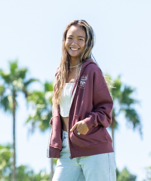 ROXY（ロキシー）の「【ZOZO別注アイテム】ENDLESS SUNSHINE ZIP/ロキシースウェットトレーナー（スウェット・レディース・ブラウン/ヘザーグレー/グレー・FREE）」の15枚目の写真