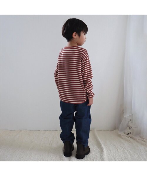 apres les cours（アプレレクール）の「バラエティシェフパンツ/7days Style pants（その他パンツ・キッズ・ブラウン/ストライプ/ベージュ/グリーン/ブルー・90/130/80/100/120/110）」の18枚目の写真