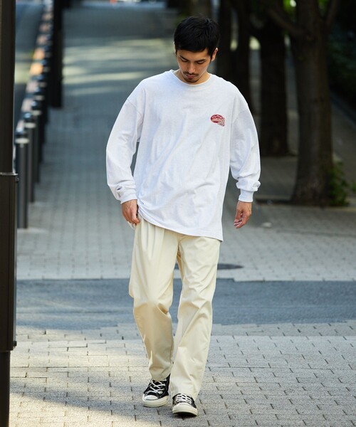 COLEMAN（コールマン）の「Coleman/コールマン 別注 ランタンアイコン バックプリント L/S TEE/ ロングスリーブ Tシャツ（Tシャツ/カットソー・メンズ・ダークブラウン/ホワイト/グレー/チャコールグレー・MEDIUM/LARGE）」の12枚目の写真