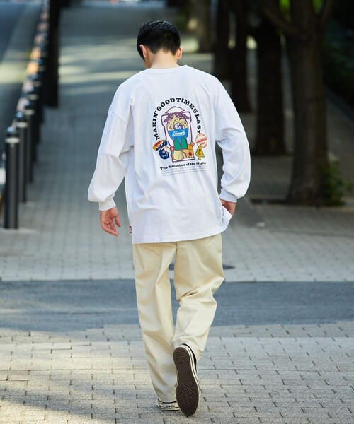 COLEMAN（コールマン）の「Coleman/コールマン 別注 ランタンアイコン バックプリント L/S TEE/ ロングスリーブ Tシャツ（Tシャツ/カットソー・メンズ・ダークブラウン/ホワイト/グレー/チャコールグレー・MEDIUM/LARGE）」の14枚目の写真