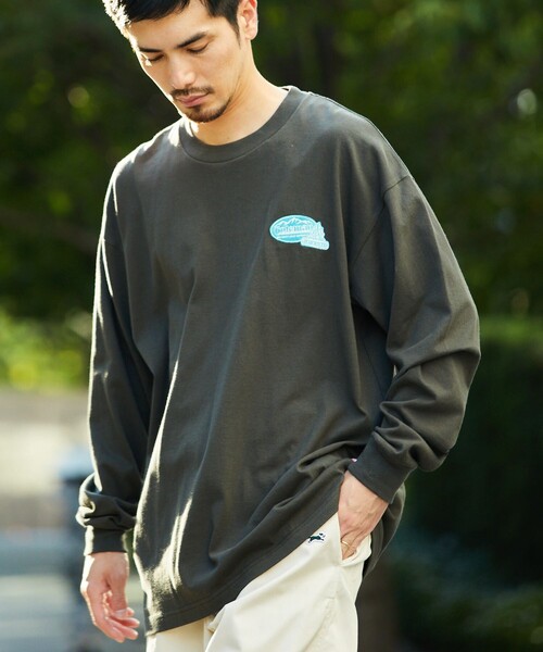 COLEMAN（コールマン）の「Coleman/コールマン 別注 ランタンアイコン バックプリント L/S TEE/ ロングスリーブ Tシャツ（Tシャツ/カットソー・メンズ・ダークブラウン/ホワイト/グレー/チャコールグレー・MEDIUM/LARGE）」の15枚目の写真