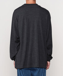 キャプテンサンシャインKAPTAIN SUNSHINE *スーパーソフトメリノ天竺ロングスリーブTシャツ*34黒カットソー(33-2504-511)【61E52】 KSBSCS10]KAPTAIN SUNSHINE(キャプテンサンシャイン) Suvin