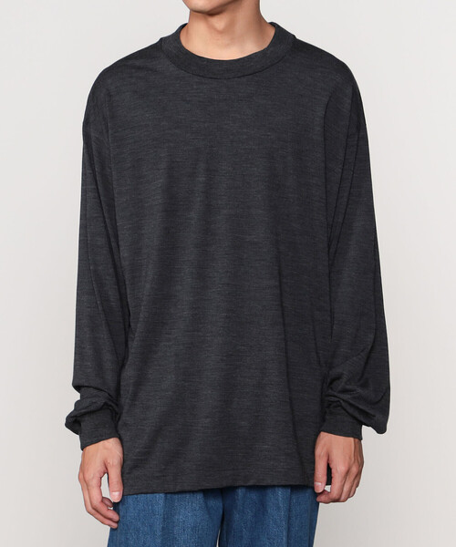 KAPTAIN SUNSHINE メリノ ウール 天竺 クルーネック長袖Tシャツ Kaptain Sunshine（キャプテン サンシャイン）の「KAPTAIN