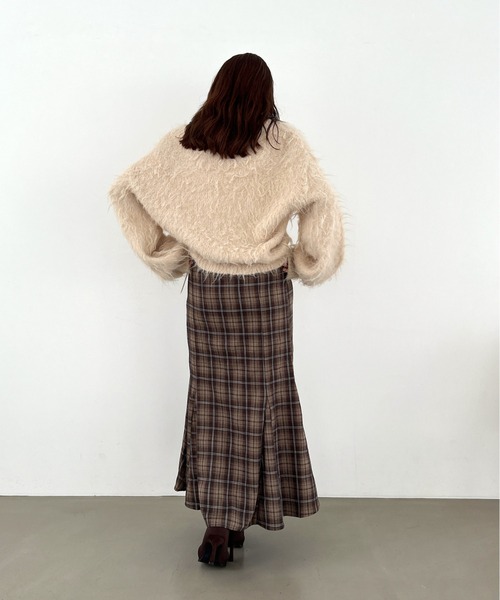 Olu.（オルドット）の「チェックマーメイドスカート（スカート）」 - WEAR