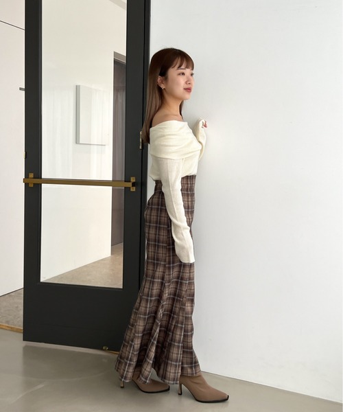 Olu.（オルドット）の「チェックマーメイドスカート（スカート）」 - WEAR
