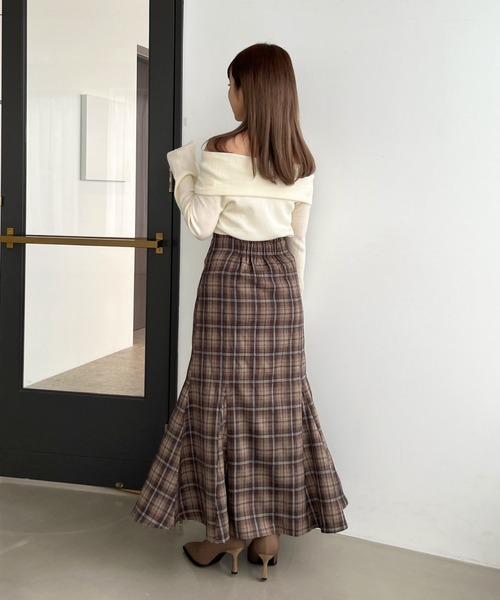 Olu.（オルドット）の「チェックマーメイドスカート（スカート）」 - WEAR
