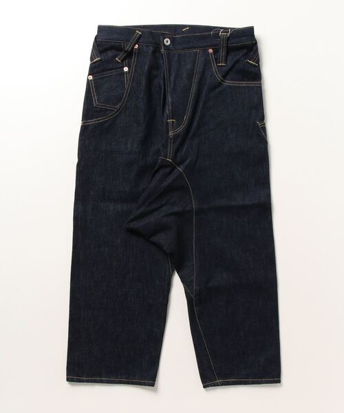 FUMITO GANRYU(フミトガンリュウ)の「FUMITO GANRYU Kinetic denim(デニムパンツ・メンズ・ダークブルー・1/2)」の6枚目の写真