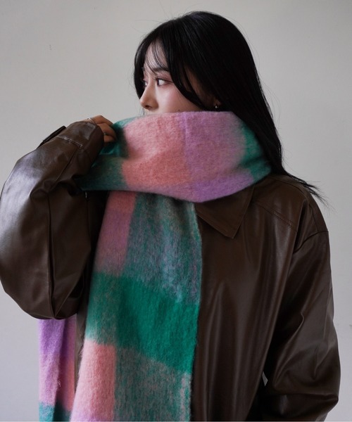 munk pehronen カラフルマフラー カラフルロングマフラー | ファッション通販サイト NUGU