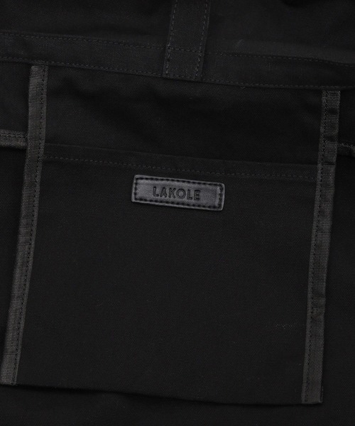 LAKOLE（ラコレ）の「キャンバスフラップショルダーバッグ / 976575（ショルダーバッグ・レディース・グレー/ブラック/ナチュラル・FREE）」の11枚目の写真