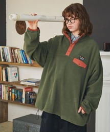 MONO-MART LADY'S | フリーススナップボタンプルオーバー(スウェット)