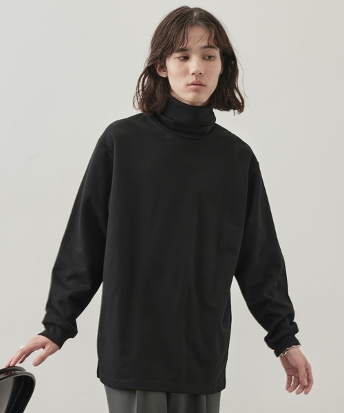 JUNRED（ジュンレッド）の「j.n.r.d/スムースタートルネックプルオーバー（Tシャツ/カットソー・メンズ・ホワイト/ブラック・L/LL/M）」の2枚目の写真