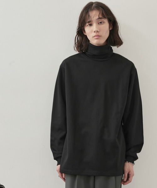 JUNRED（ジュンレッド）の「j.n.r.d/スムースタートルネックプルオーバー（Tシャツ/カットソー・メンズ・ホワイト/ブラック・L/LL/M）」の3枚目の写真