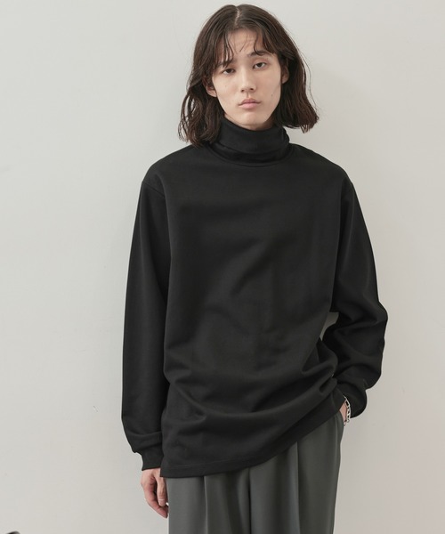 JUNRED（ジュンレッド）の「j.n.r.d/スムースタートルネックプルオーバー（Tシャツ/カットソー・メンズ・ホワイト/ブラック・L/LL/M）」の4枚目の写真