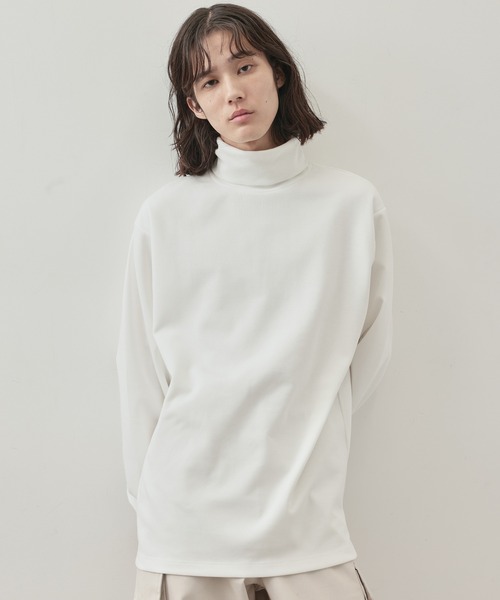 JUNRED（ジュンレッド）の「j.n.r.d/スムースタートルネックプルオーバー（Tシャツ/カットソー・メンズ・ホワイト/ブラック・L/LL/M）」の6枚目の写真