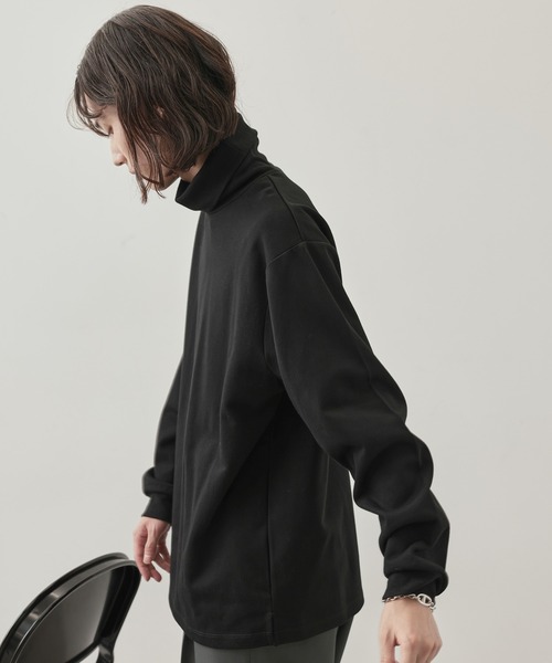 JUNRED（ジュンレッド）の「j.n.r.d/スムースタートルネックプルオーバー（Tシャツ/カットソー・メンズ・ホワイト/ブラック・L/LL/M）」の12枚目の写真