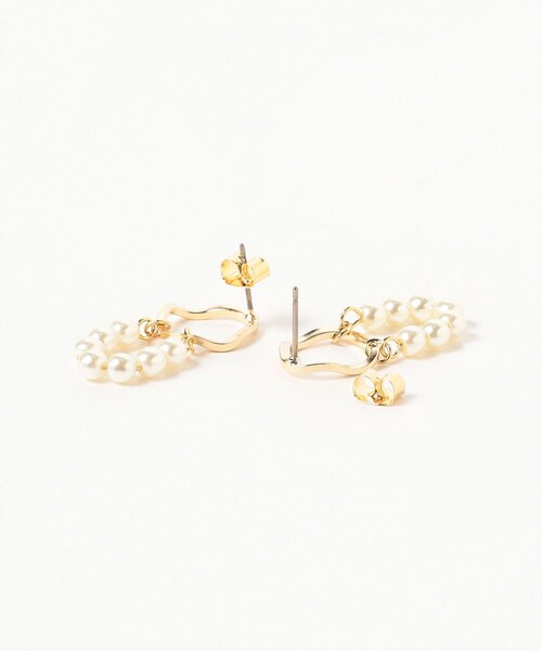 B:MING by BEAMS(ビーミングバイビームス)の「B:MING by BEAMS / メタルパール ピアス(ピアス(両耳用)・レディース・シルバー/ゴールド・ONE SIZE)」の5枚目の写真