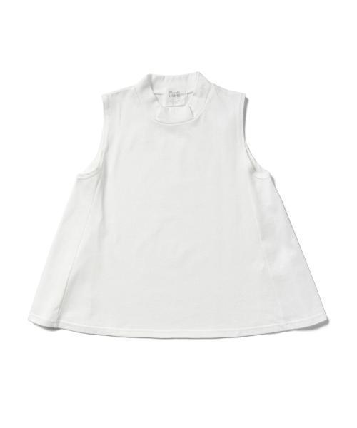 BEAMS LIGHTS Women's（ビームスライツ ウィメンズ）の「BEAMS LIGHTS / ハイネックフレア ノースリーブプルオーバー（Tシャツ/カットソー・レディース・ホワイト/グレー/ブラック・FREE）」の4枚目の写真