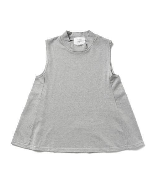 BEAMS LIGHTS Women's（ビームスライツ ウィメンズ）の「BEAMS LIGHTS / ハイネックフレア ノースリーブプルオーバー（Tシャツ/カットソー・レディース・ホワイト/グレー/ブラック・FREE）」の6枚目の写真