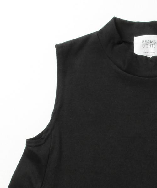 BEAMS LIGHTS Women's（ビームスライツ ウィメンズ）の「BEAMS LIGHTS / ハイネックフレア ノースリーブプルオーバー（Tシャツ/カットソー・レディース・ホワイト/グレー/ブラック・FREE）」の14枚目の写真