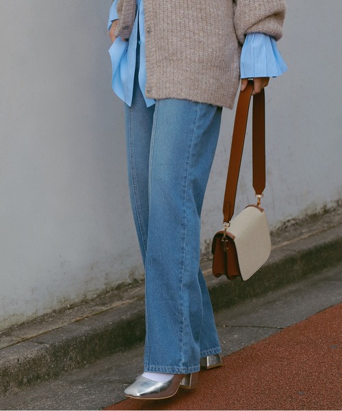 N.（N. Natural Beauty Basic）（エヌエヌナチュラルビューティーベーシック）の「トリミングフラップショルダーバッグ（ビジネスバッグ・レディース・ブラック/ブラウン系その他・ﾌﾘ-）」の21枚目の写真