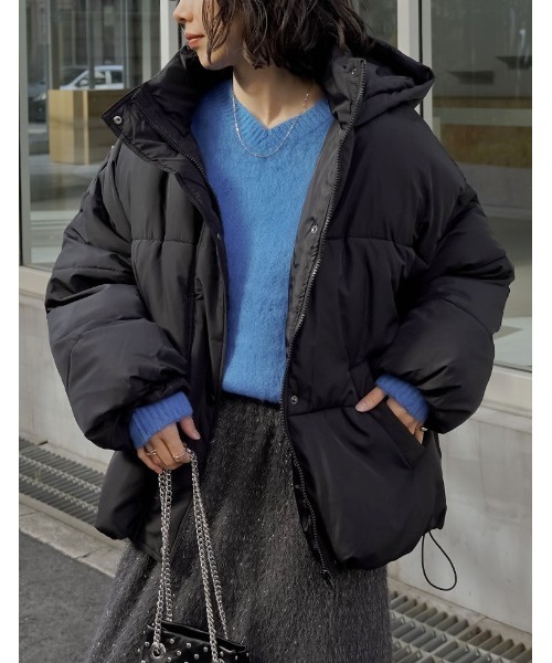 Re:EDIT（リエディ）の「[低身長サイズ有]フード付きスタンドカラー