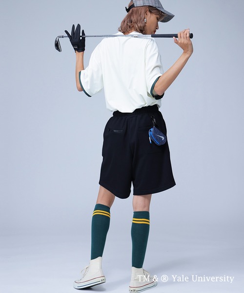 antiqua（アンティカ）の「YALE ロゴハーフパンツ（その他パンツ・レディース・ネイビー/オフホワイト/ブラック・M/S/L）」の11枚目の写真