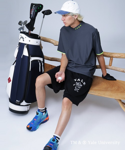 antiqua（アンティカ）の「YALE ロゴハーフパンツ（その他パンツ・レディース・ネイビー/オフホワイト/ブラック・M/S/L）」の18枚目の写真