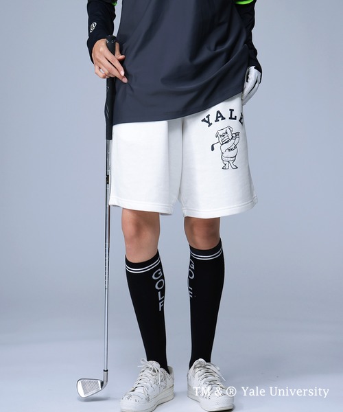 antiqua（アンティカ）の「YALE ロゴハーフパンツ（その他パンツ・レディース・ネイビー/オフホワイト/ブラック・M/S/L）」の5枚目の写真