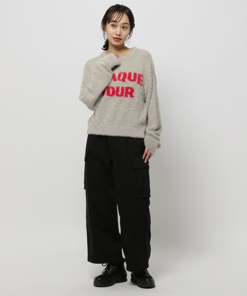 niko and...（ニコアンド）の「SOFTツイルミリタリーパンツ（その他パンツ・レディース・パープル/オフホワイト/カーキ/ブラック・MEDIUM/LARGE）」の22枚目の写真