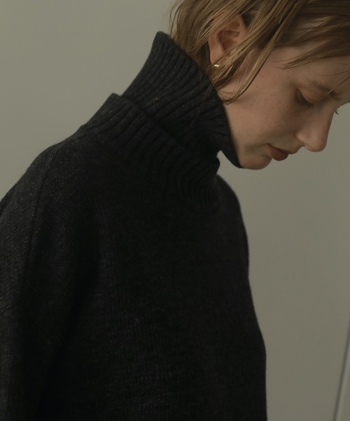 MANOF（マノフ）の「FRONT ARCH TURTLE KNIT（ニット/セーター）」 - WEAR