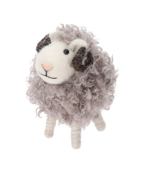 セール】モコモコアニマル・ふわふわヒツジ クリスマスインテリア 人形