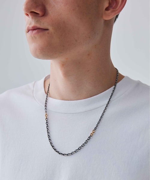 Iroquois(イロコイ)の「INTERWOVEN NECKLACE(ネックレス・メンズ・アンティークシルバー・FREE)」の1枚目の写真